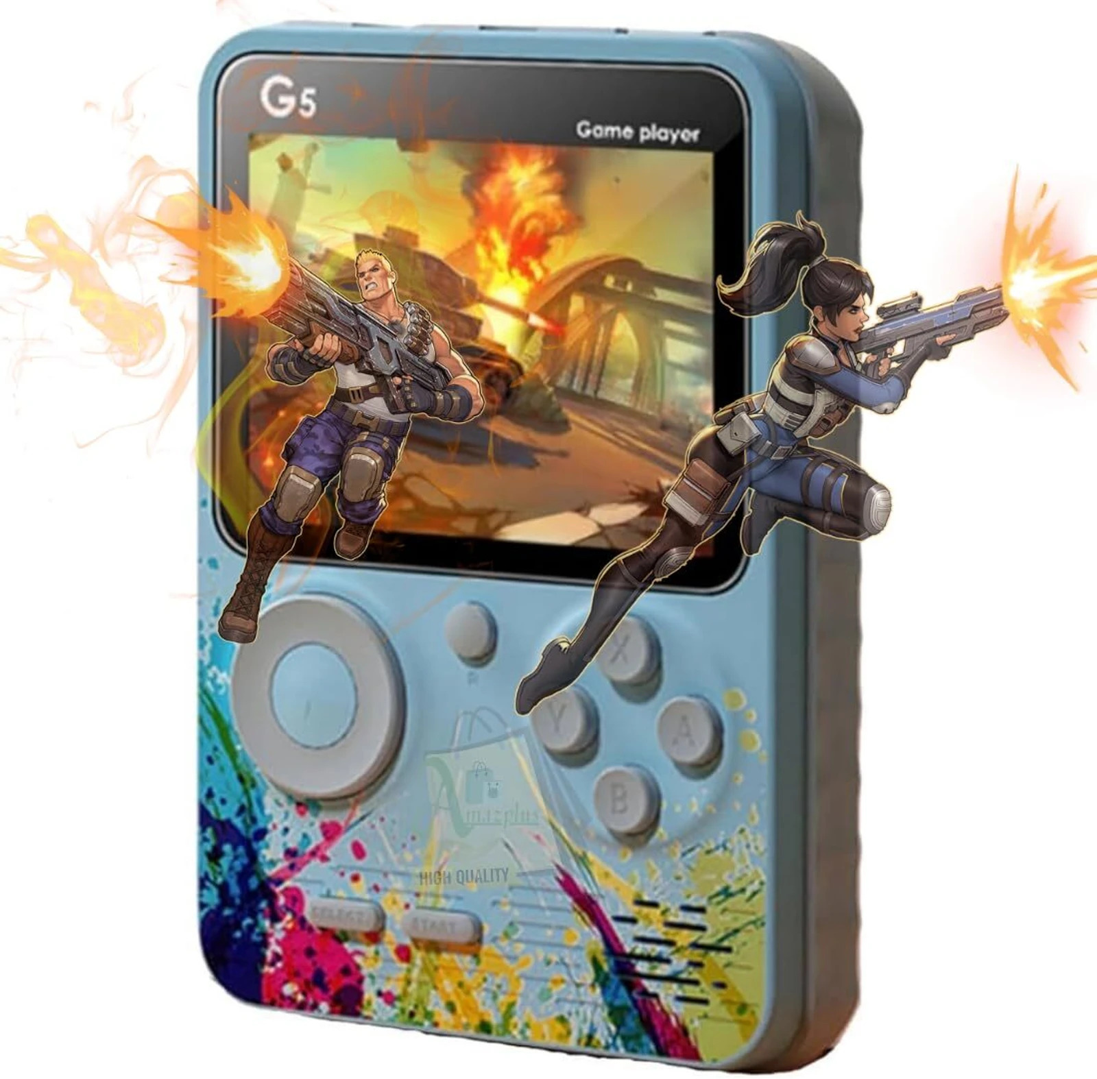 Generic G5 Game Box 500‑in‑1 Retro Handheld Gaming Console