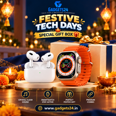 T800 Ultra Smartwatch with Airbuds Pro 2 Festive Combo