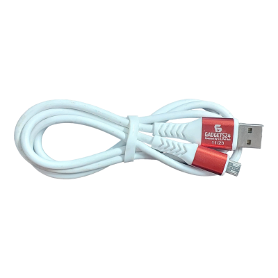 Gadgets24 USB Metal Data Cable 3.4A Fast Charging for Android V8
