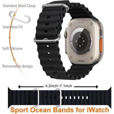 T800 Ultra Smart Watch 1.99 inch Infinite Display,Bluetooth Calling,Heart Rate Tracking, Sports Features (T800 Orange (Without SIM))