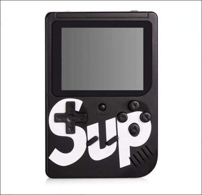 SUP 400 in 1 retro handheld video game console in bright red color