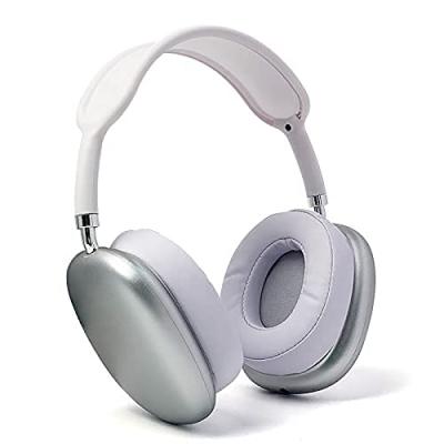 P9 Wireless Headset with Mic – White Bluetooth Over‑Ear, Premium Sound