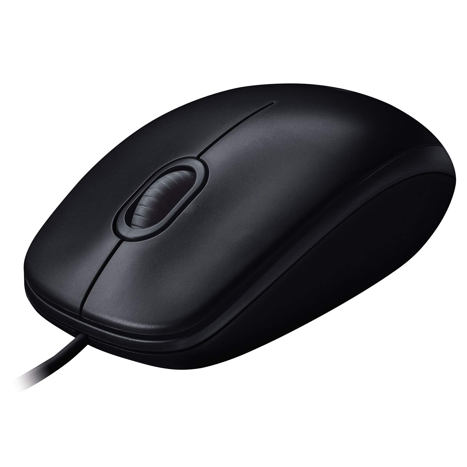 Logitech M90 Wired USB Mouse, 3 yr Warranty, 1000 DPI Optical Tracking, Ambidextrous PC/Mac/Laptop - Black