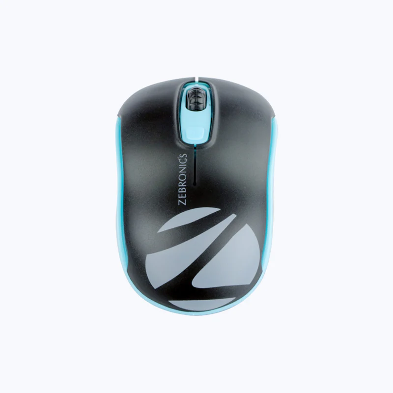 ZEBRONICS Zeb-Dash Wireless Optical Mouse  (2.4GHz Wireless, Black)
