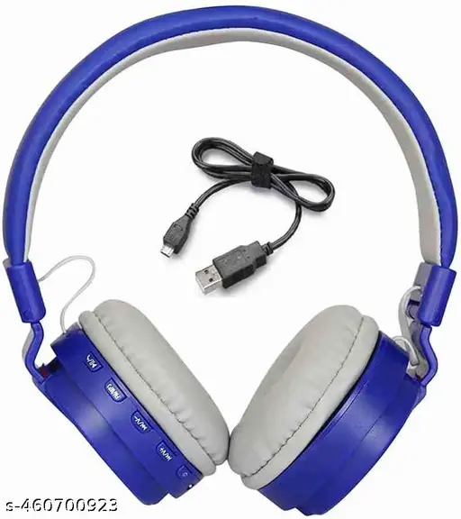 SH12 Bluetooth Headphone with SD Card Slot / with music and calling controls (Blue)