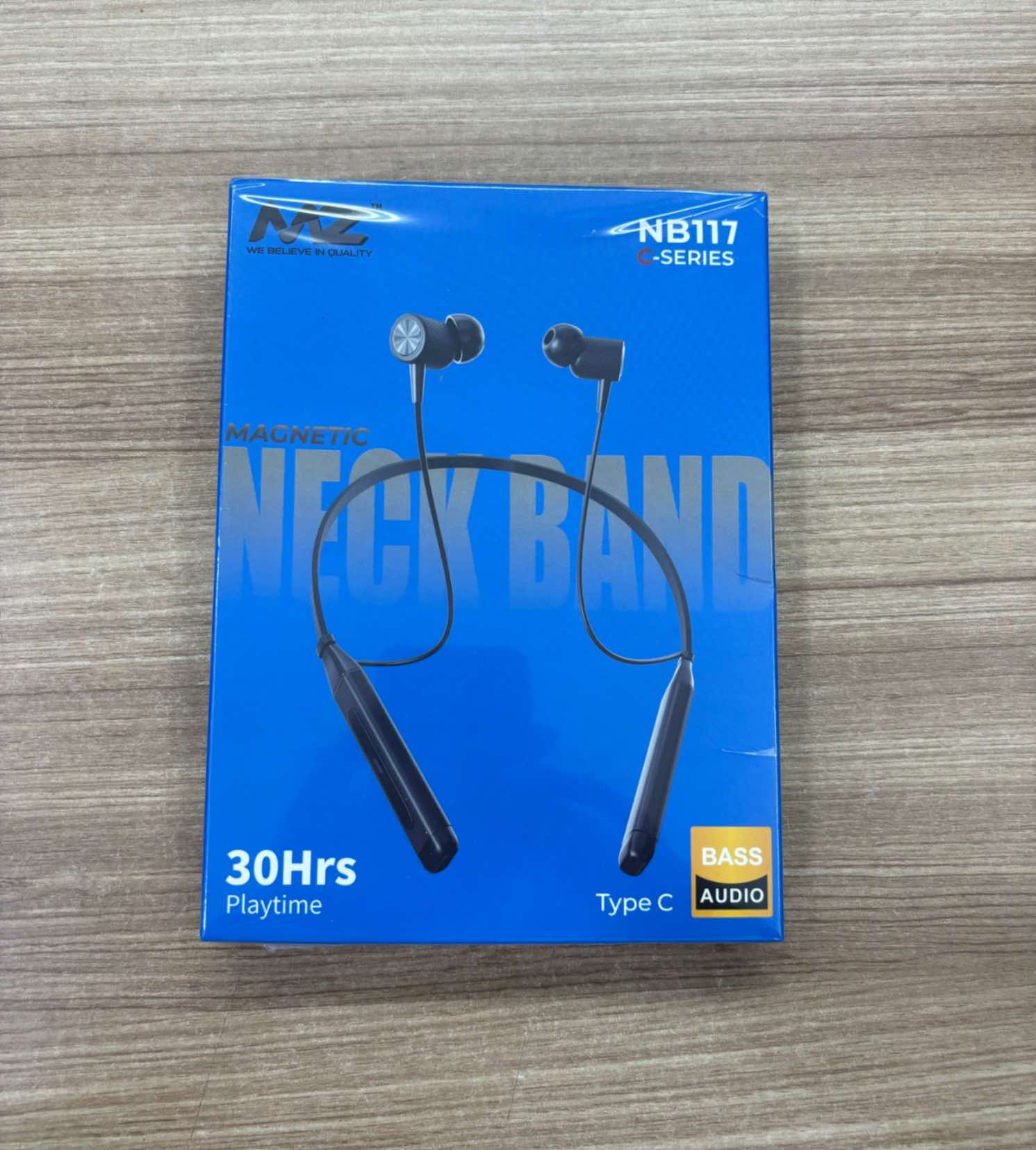 Experience Deep Bass with MZ NB117 Wireless Headphone – 30Hrs Playtime, Type-C Fast Charging, Bluetooth 5.1