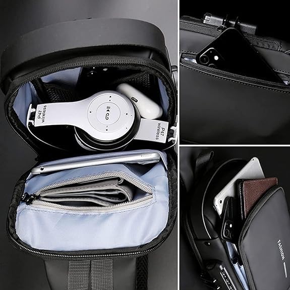 Premium Waterproof Sling Bag for Men – Stylish, Secure & Travel-Ready