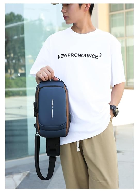 Premium Waterproof Sling Bag for Men – Stylish, Secure & Travel-Ready