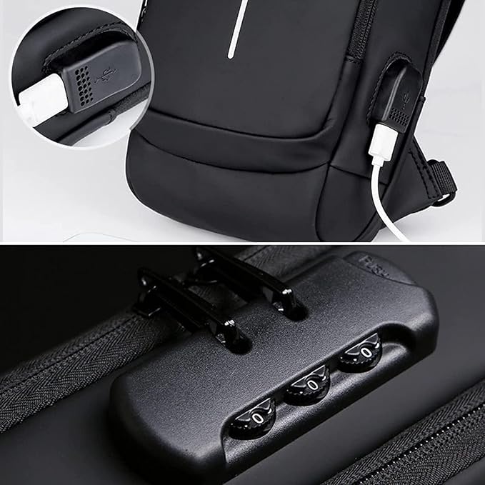 Premium Waterproof Sling Bag for Men – Stylish, Secure & Travel-Ready